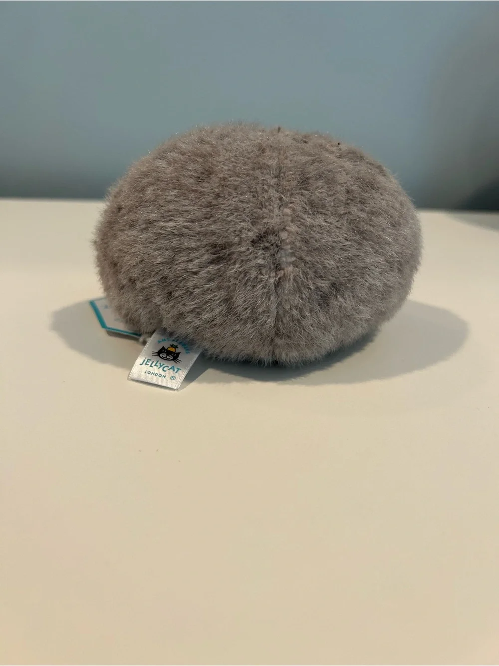Jellycat Grey Fuzzy pebble